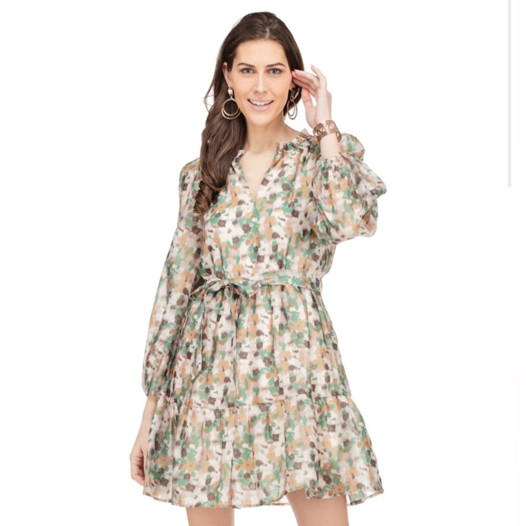 Jade Ruffle Tiered Dress. Brand Nwt. Never Worn.